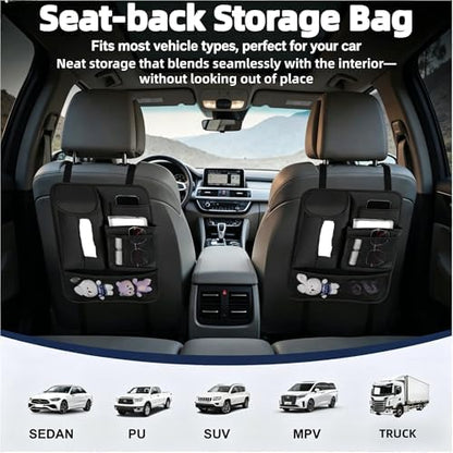Car Seat Back Organizer, Car Organizers and Storage, Suitable - Image 6