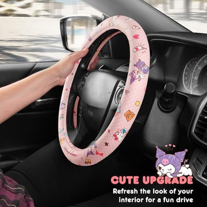 Hello Kitty and Friends Steering Wheel Cover, Universal Fit Cute Accessories - Image 6