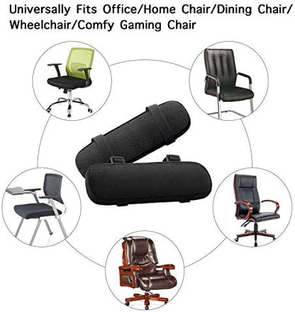 MOSISO Chair Armrest Pads, Home/Office Chair Arm Rest Covers - Image 5