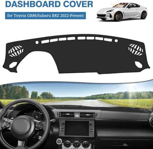 FIILINES Dash Cover for 2022-2025 2026 Toyota GR86/Subaru BRZ, Dashboard Mat - Image 2