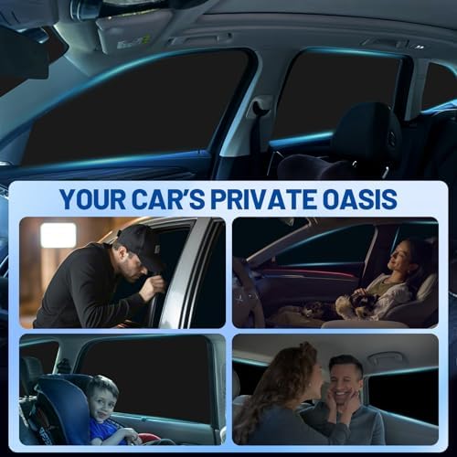 8PCS Car Window Shades for Subaru Outback 2020-2025, Privacy Window Covers - Image 3