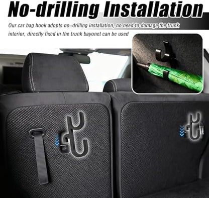 2PCS Car Umbrella Holder with Double Hook Design - Image 4