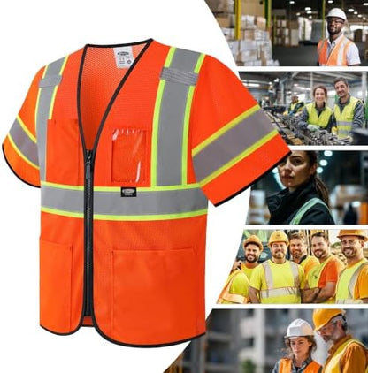 JKSafety Safety Vest for men women Hi Vis Vest - Image 5