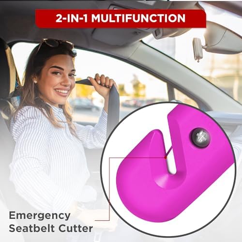 Swiss Safe Car Safety Hammer Window Breaker Tool - Image 3