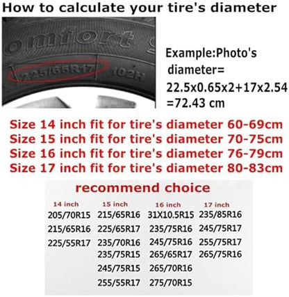 Car Tire Covers Soccer Ball on Fire RV Wheel Cover - Image 4