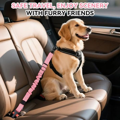 Pawaboo 1Pack Dog Car Seatbelt, 3-in-1 Dog Tether - Image 7