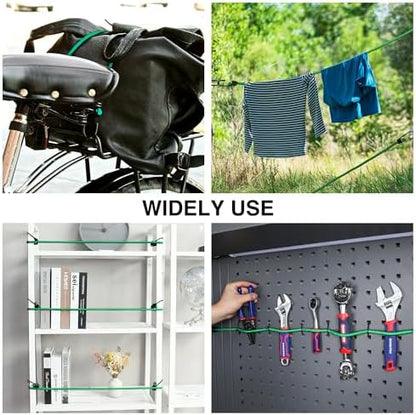 WORKPRO 24" Bungee Cords with Hooks, 4 Pack Heavy Duty Outdoor Bungee Strap - Image 6