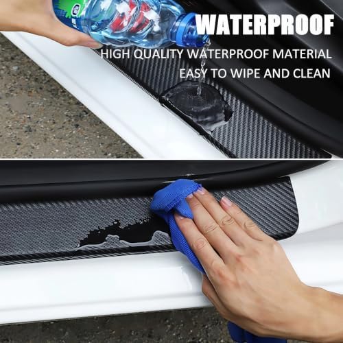 4PCS Car Door Sill Sticker Protecter Compatible - Image 5