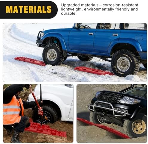 Nilight Off Road Traction Boards 4x4 Truck Recovery Tracks Mats Gear 2PCS - Image 6