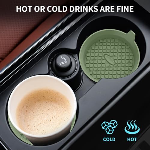ME.FAN Car Cup Holder Coasters Silicone Cups Mats, Automotive Universal - Image 6