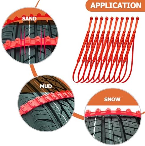 10pcs Car Tire Anti Skid Snow Chains - Image 6