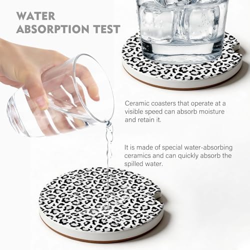 2 Pack Car Coasters for Cup Holders, Cute Car Accessories Interior - Image 3