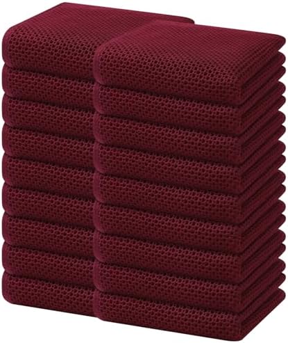 Homaxy 100% Cotton Waffle Weave Kitchen Dish Towels 18-Pack by Homaxy