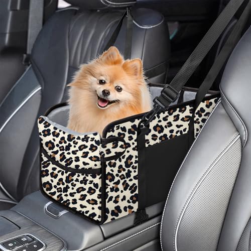 Portable Dog Car Seat for Small Dogs, Puppy Car Seat by NECKORY