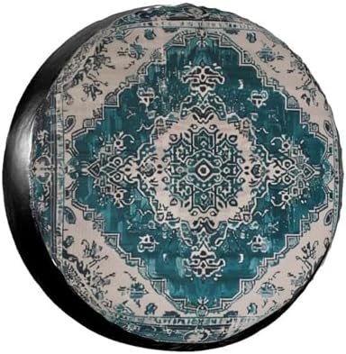 Aztec Spare Tire Cover Turquoise Southwest Navajo Car Accessories Universal Fit by MAGIFUN