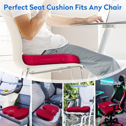 CushZone XXL Memory Foam Seat Cushion - Image 5