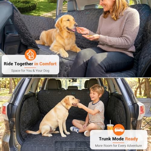 Meginc 56" Dog Seat Cover for Back Seat, Scratch Resistant Hammock for Car - Image 5