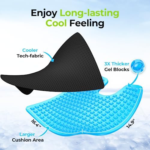 AUVON Gel Wheelchair Seat Cushion - Image 2