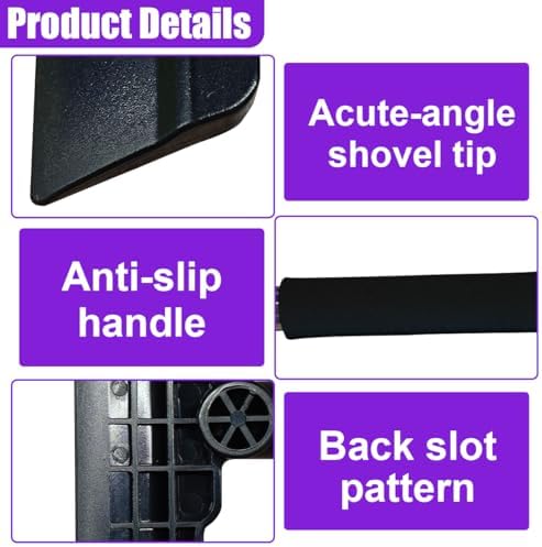 2PCS Ice Scrapers for Car Windshield, Soft No Scratch Snow Frost Removal Tool - Image 3