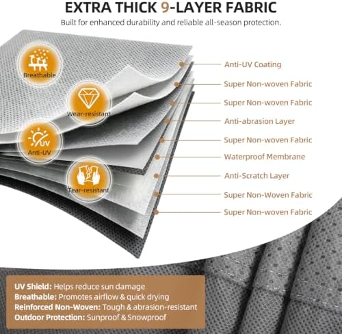 Leader Accessories Windproof 22-24 ft Travel Trailer RV Cover Extra Thick - Image 2