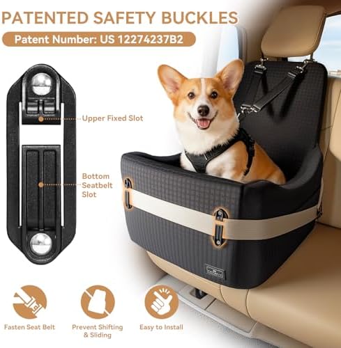PETSFIT Dog Car Seat with Patented Safety System - Image 2