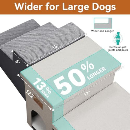 Zerbuger Dog Stairs with Storage - Image 3
