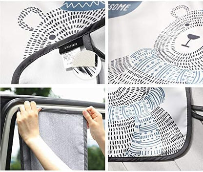 Magnetic Car Sun Shade Curtain for Side Window – Sun Blocker and UV Protector - Image 5