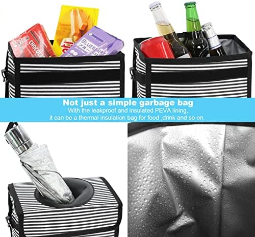 Femuar Leak Proof Car Trash Can - Image 4