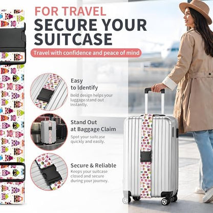 Luggage Strap for Suitcases Adjustable Travel Belt - Image 2
