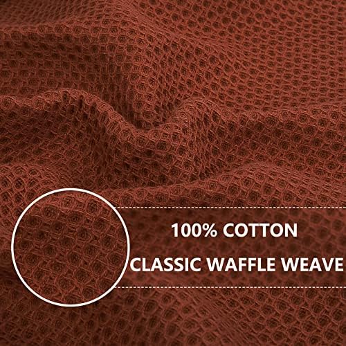 Homaxy 100% Cotton Waffle Weave Kitchen Dish Cloths 12-Pack - Image 2