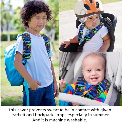Seat Belt Cover for Kids, Seat Belt Pad for Boys Girls, Car Seat Straps - Image 7