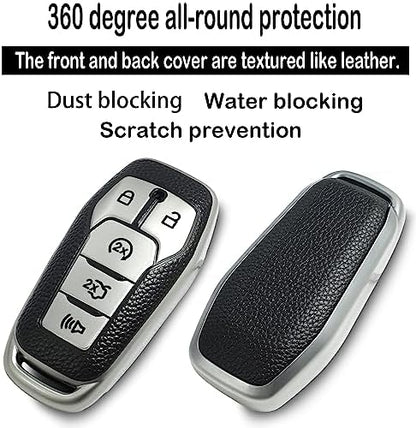 Kirsnda for Ford Key fob Cover, Texture Protective Case - Image 3