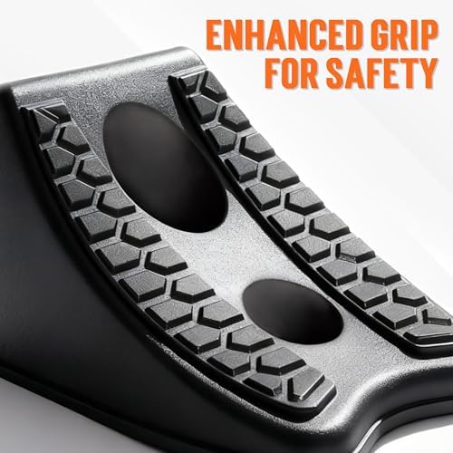 TONDA Wheel Chocks, Garage Parking Stops, Heavy Duty Wheel Wedge, 4 Pack - Image 5