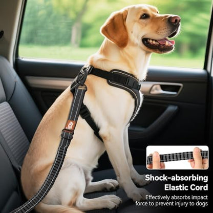2Pcs Dog Seat Belt, Dog Car Seat Belt Bungee - Image 5