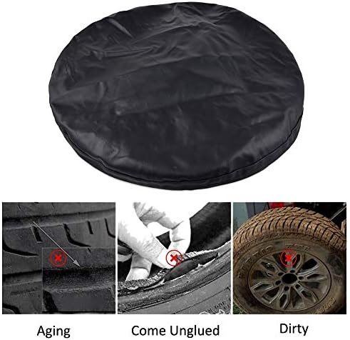 ESUPPORT Spare Tire Cover 13" inch Wheel Tyre Protector - Image 6