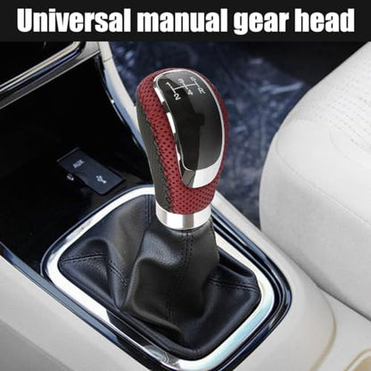 Osilly 5 Speed Shift Knob, Weighted Manual Gear Shifter Knobs, Leather Gear - Image 3