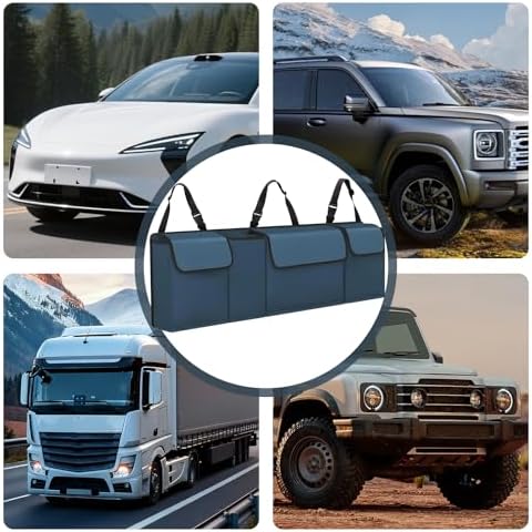 Car Trunk Organizer, Backseat Hanging Large Storage - Image 7