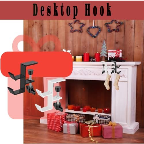 Desktop Hook Adjustable Simple Holiday Decoration Hook Under-Table Handbag - Image 3