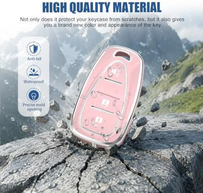 for Chevy Key Fob Cover, 3 Buttons TPU Key Cover - Image 3