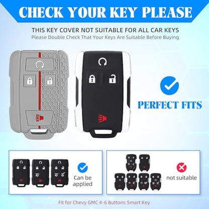 QBUC 2PCS for Chevrolet Key Fob Cover - Image 2