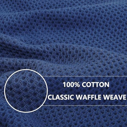 Homaxy 100% Cotton Waffle Weave Kitchen Dish Towels 8-Pack - Image 2
