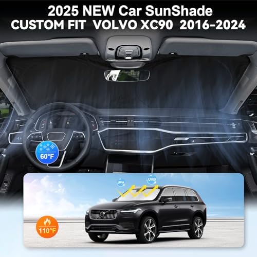 Custom Fit XC90 Windshield Sunshade - Image 2