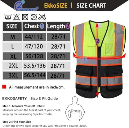 Hi Vis Reflective Safety Vest for Men Women - Image 2