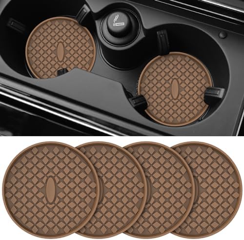 ME.FAN Car Cup Coasters Silicone Car Coasters/Cup Mats, Non-Slip Recessed Car by MEFAN