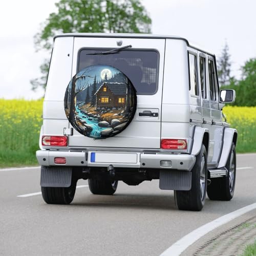 Mountains and Forests Spare Tire Cover Weatherproof Wheel Tire Cover Wheel - Image 6