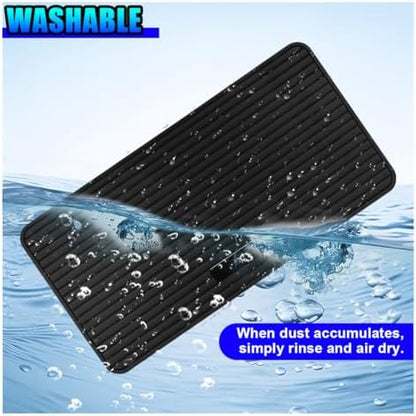 Craedli Car Dashboard Anti-Slip Mat, 11.81"×5.94" Waterproof PVC Phone Gripping - Image 4