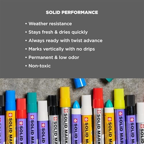 Sakura Solid Paint Markers, 3 Pack - Image 4