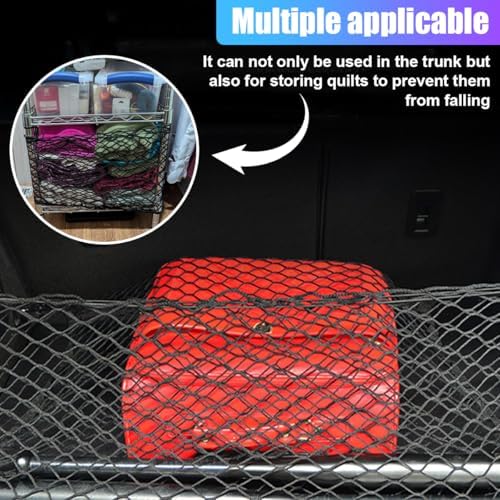 ZIMISI Car Cargo Net, Elastic Stretchable Car Trunk Cargo Storage Net - Image 5