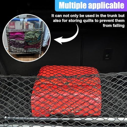 ZIMISI Car Cargo Net, Elastic Stretchable Car Trunk Cargo Storage Net - Image 5