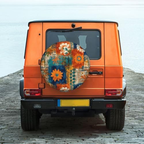 Bohemia Spare Tire Cover Waterproof Wheel Cover 14 Inch Universal Fit - Image 2